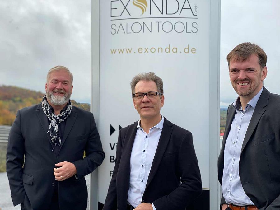 Geschäftsführerwechsel bei der EXONDA SALON TOOLS GmbH - Alfred Isaacs übergibt an Dirk Aschenbach und Swen Heimeroth